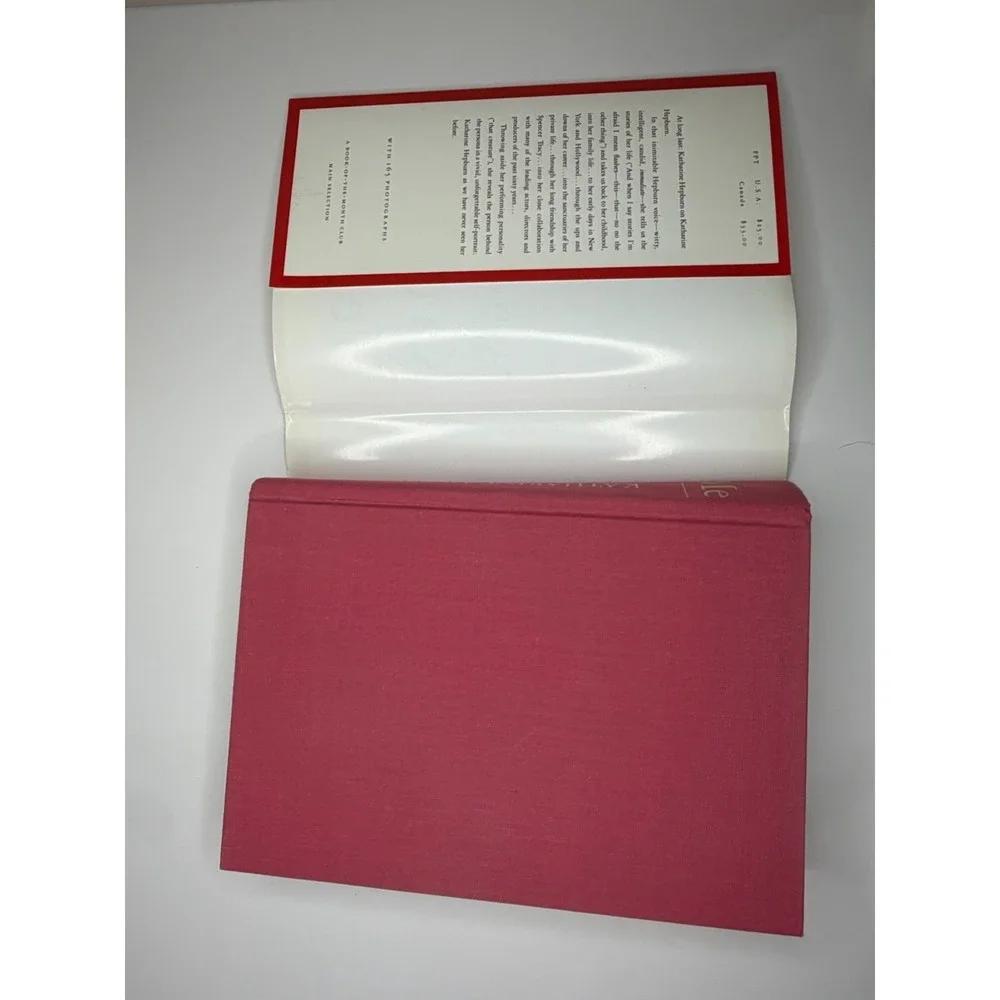 Me Stories of My Life Katharine Hepburn Hardcover Knopf Vintage First Edition DJ
